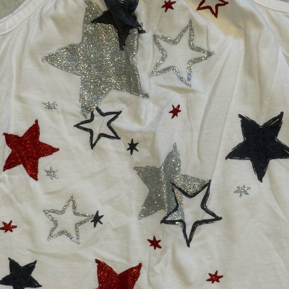 Chelsea's Corner girls size 6 red, white & blue dress & legging set Boutique $58 - Picture 5 of 7